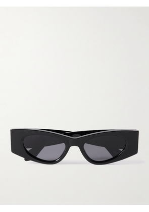 Alaïa - Cat-eye Acetate Sunglasses - Black - One size