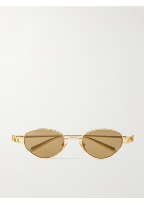 GUCCI EYEWEAR - Block Bending Cat-eye Gold-tone Sunglasses - One size