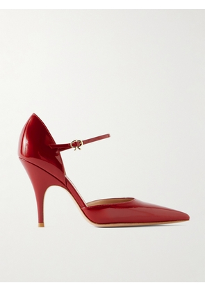 Gianvito Rossi - Nuit 95 Patent-leather Pumps - Red - IT35,IT36,IT36.5,IT37,IT37.5,IT38,IT38.5,IT39,IT39.5,IT40,IT40.5,IT41,IT41.5,IT42