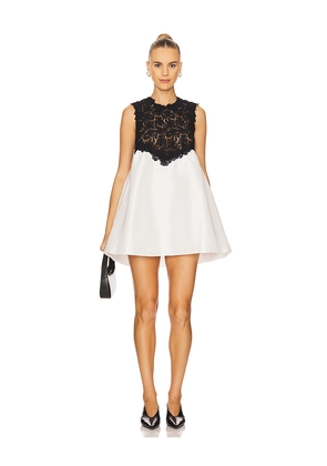 KIKA VARGAS Eva Dress in Black,White. Size 4. Also in 6.