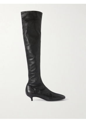 TOTEME - Leather Knee Boots - Black - IT36,IT37,IT38,IT39,IT40,IT41,IT42
