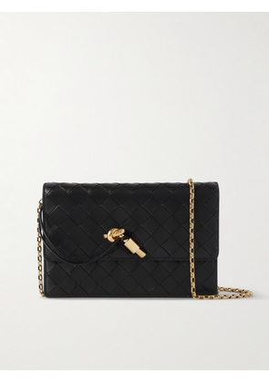 Bottega Veneta - Intrecciato Leather Pouch - Black - One size