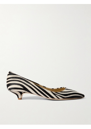 Jamie Haller - Kitty Point Zebra-print Pony Hair Pumps - Animal print - IT36,IT36.5,IT37,IT37.5,IT38,IT38.5,IT39,IT39.5,IT40,IT40.5,IT41,IT42