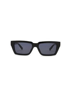 Le Specs Nocturnal Habit Sunglasses in Black.