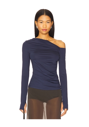 NIA Cleo Top in Navy. Size S. Also in XS, L.