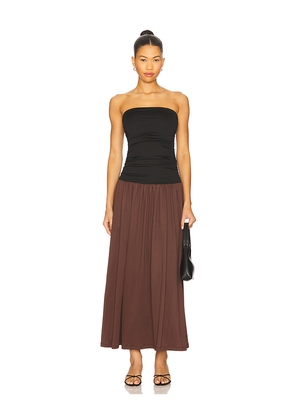 NIA Santal Dress in Black,Brown. Size L. Also in S, XS, M, XL.