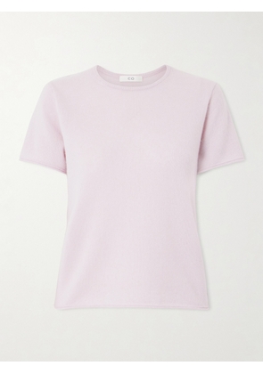 Co - Cashmere And Silk-blend T-shirt - Pink - x small,small,medium,large,x large