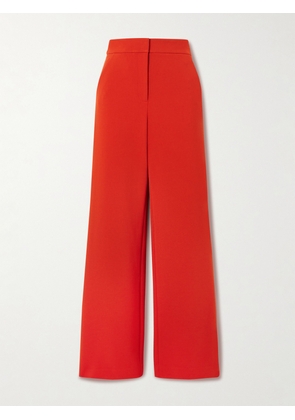 Veronica Beard - Tonelli Crepe Wide-leg Pants - Red - US0,US2,US4,US6,US8,US10,US12