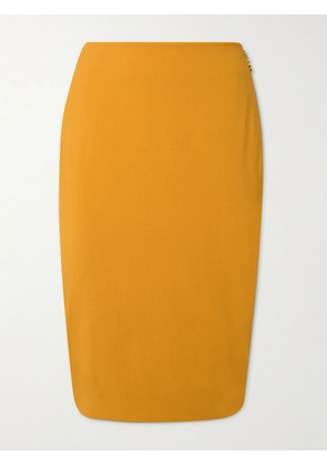 SAINT LAURENT - Grain De Poudre Skirt - Orange - FR 34,FR 36,FR 38