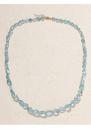 JIA JIA - Arizona Jumbo Candy 14-karat Gold Aquamarine Necklace - Blue - One size