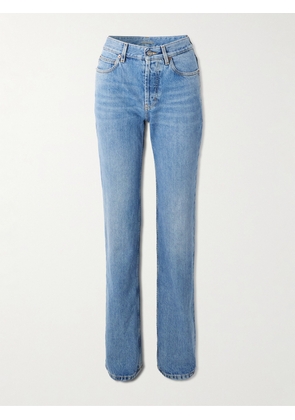 SAINT LAURENT - Nico Mid-rise Straight-leg Jeans - Blue - 24,25,26,27,28,29,30,31