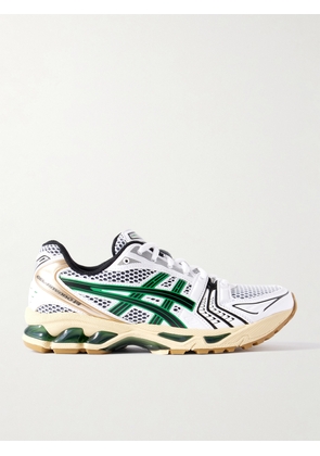 Asics - Gel-kayano 14 Metallic And Rubber-trimmed Mesh Sneakers - White - UK 3,UK 3.5,UK 4,UK 4.5,UK 5,UK 5.5,UK 6,UK 6.5,UK 7,UK 7.5,UK 8,UK 8.5,UK 9,UK 9.5