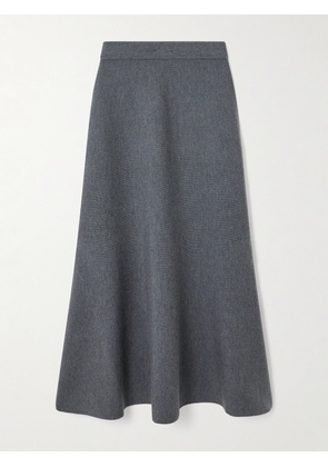 SIMKHAI - Atwood Wool Midi Skirt - Gray - x small,small,medium,large,x large