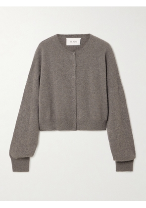 ST. AGNI - Cropped Cashmere Cardigan - Gray - XS/S,M/L