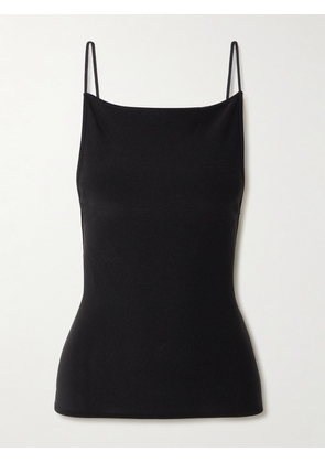 ST. AGNI - Open-back Tencel™ Lyocell-blend Tank - Black - xx small,x small,small,medium,large,x large