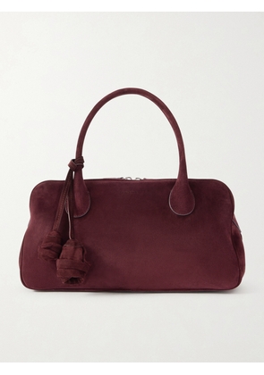 Magda Butrym - Brigitte Embellished Suede Tote - Burgundy - One size