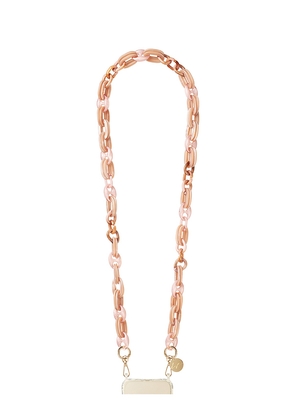 La Coque Francaise Ambre Chain in Pink.