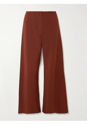 La Ligne - Colby Recycled Stretch-crepe Wide-leg Pants - Red - xx small,x small,small,medium,large,x large
