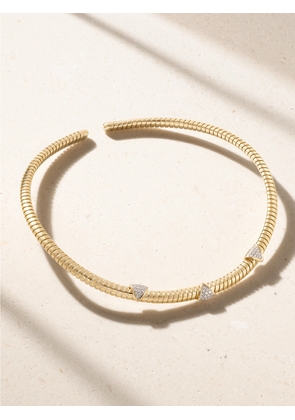 Marina B - Trisolina 18-karat Gold Diamond Choker - One size