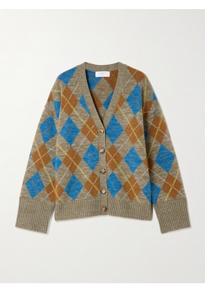 La Ligne - Hamish Argyle Wool And Cashmere-blend Cardigan - Multi - xx small,x small,small,medium,large,x large