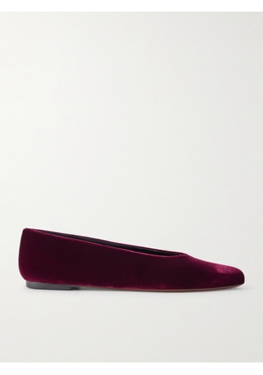 NEOUS - Beid Velvet Ballet Flats - Burgundy - IT35,IT36,IT36.5,IT37,IT37.5,IT38,IT38.5,IT39,IT39.5,IT40,IT40.5,IT41