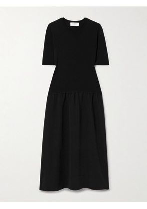 La Ligne - Sloane Stretch-knit Midi Dress - Black - xx small,x small,small,medium,large,x large
