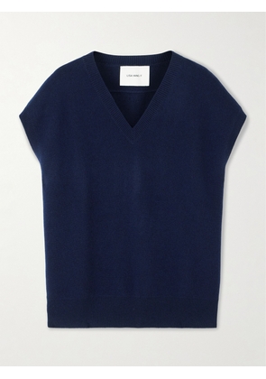 LISA YANG - Navarra Cashmere Vest - Blue - 01,2