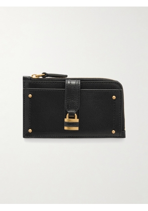 Chloé - Paddington Embellished Leather Cardholder - Black - One size