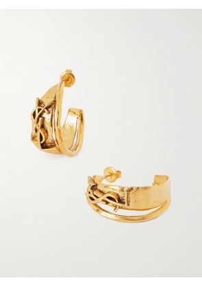 SAINT LAURENT - Gold-tone Earrings - One size