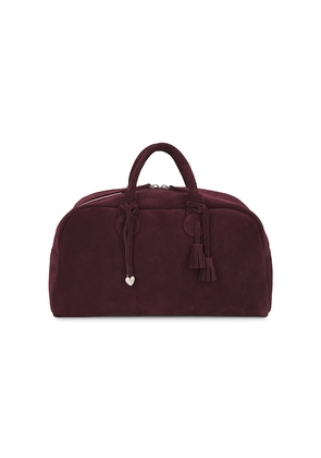 MARGESHERWOOD Large Soft Bowling Bag in Wine.