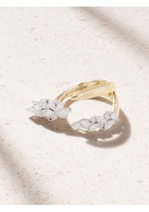 YEPREM - 18-karat Yellow And White Gold Diamond Ring - 6 1/2