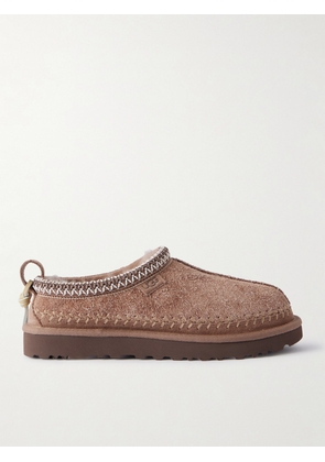 UGG - Tasman Biarritz Shearling-lined Brushed-suede Slippers - Brown - US5,US6,US7,US8,US9,US10,US11