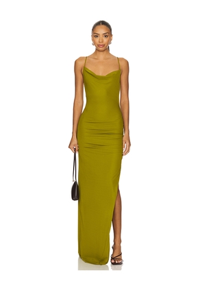 Lovers and Friends Odessa Gown in Olive. Size L. Also in XXS, XS, S, M.