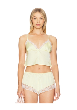 KAT THE LABEL Arabella Camisole in Lemon. Size L. Also in XL, XS.