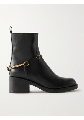 Chloé - Dakota Embellished Leather Ankle Boots - Black - IT36,IT36.5,IT37,IT37.5,IT38,IT38.5,IT39,IT39.5,IT40,IT40.5,IT41