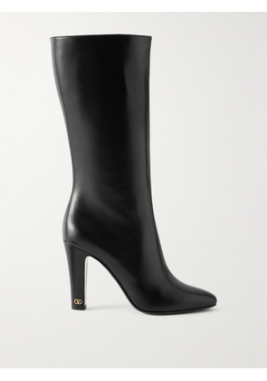 Valentino Garavani - Hotty 100 Leather Knee Boots - Black - IT36,IT37,IT38,IT39,IT40,IT41,IT42