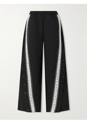 Sea - Alberta Embellished Shell Track Pants - Black - x small,small,medium,large,x large