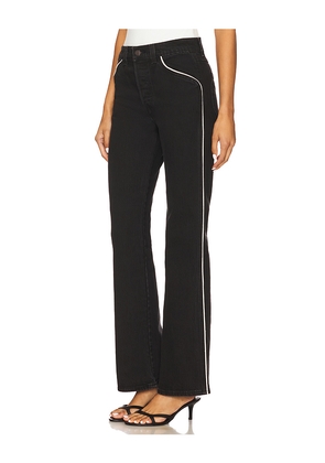 LEVI'S Wedgie Boot Piping Jeans in Black. Size 24. Also in 26, 25, 27, 28, 29, 30, 31, 32.