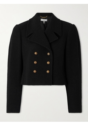 Chloé - Double-breasted Wool-blend Jacket - Black - FR 34,FR 36,FR 38,FR 40,FR 42,FR 44,FR 46