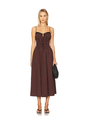 NIA Thomas Dress in Brown. Size L. Also in S, XS, M.