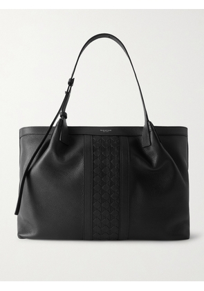 Serapian - Secret Textured-leather Tote - Black - One size