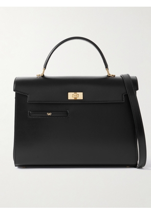 Anya Hindmarch - Mortimer Leather Shoulder Bag - Black - One size
