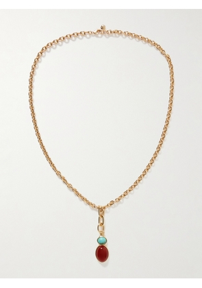 Roxanne Assoulin - Gold-tone, Carnelian And Turquoise Necklace - One size