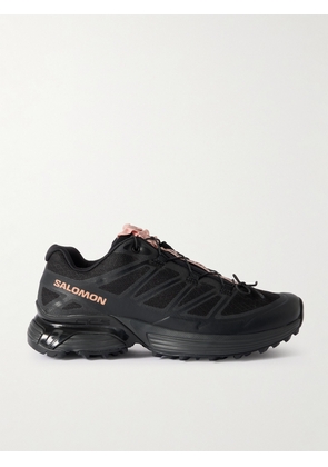 Salomon - Xt-pathway 2 Ruffled Satin And Rubber-trimmed Mesh Sneakers - Black - UK 3.5,UK 4,UK 4.5,UK 5,UK 5.5,UK 6,UK 6.5,UK 7,UK 7.5,UK 8,UK 8.5,UK 9