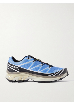 Salomon - Xt-6 Rubber-trimmed Mesh Sneakers - Blue - UK 3.5,UK 4,UK 4.5,UK 5,UK 5.5,UK 6,UK 6.5,UK 7,UK 7.5,UK 8,UK 8.5,UK 9
