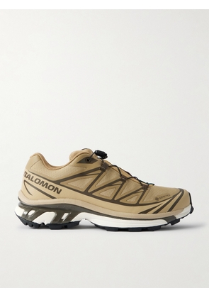 Salomon - Xt-6 Tpu-trimmed Gore-tex Mesh Sneakers - Brown - UK 3.5,UK 4,UK 4.5,UK 5,UK 5.5,UK 6,UK 6.5,UK 7,UK 7.5,UK 8,UK 8.5,UK 9