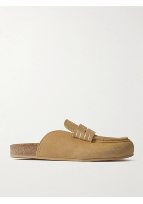 JW Anderson - Stitch Suede Mules - Brown - IT35,IT36,IT37,IT38,IT39,IT40,IT41,IT42