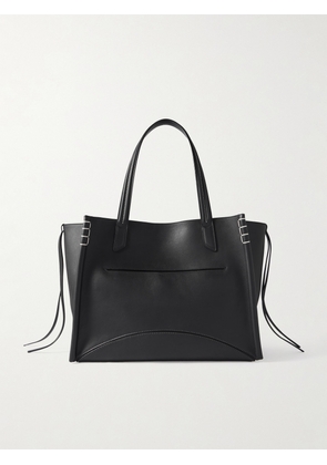 JW Anderson - Loafer Cabas Tasseled Leather Shoulder Bag - Black - One size