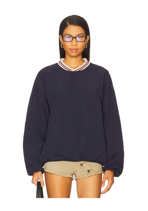 LIONESS Sweetness Jersey Top in Navy. Size L. Also in S, XXS, XS, M, XL.