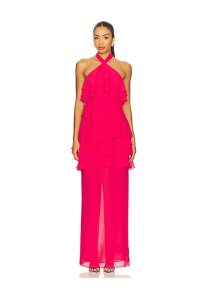 Lovers and Friends Zuri Gown in Fuchsia. Size L. Also in XS, XXS, S, M, XL.